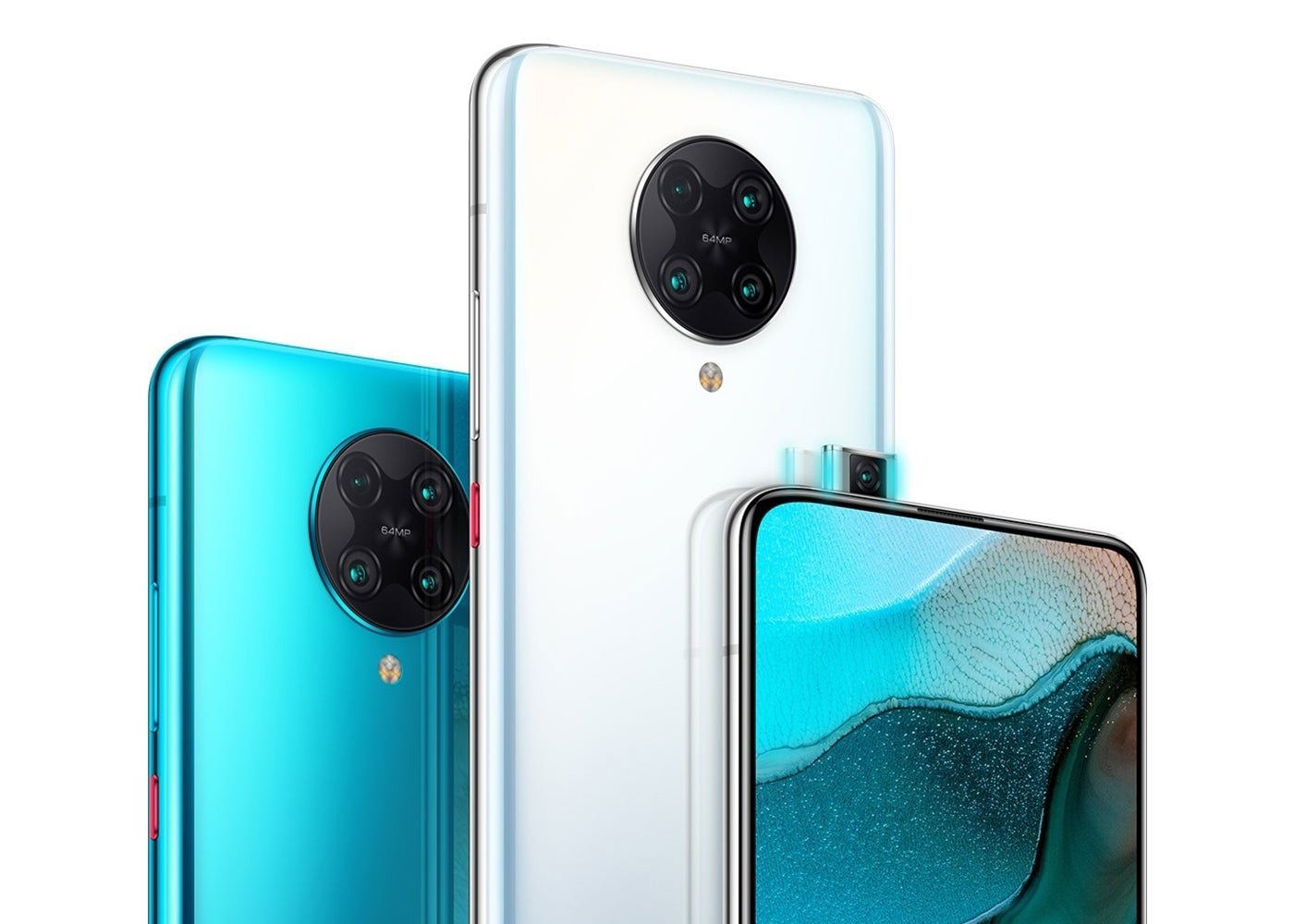 POCO F2 Pro, trasera y frontal