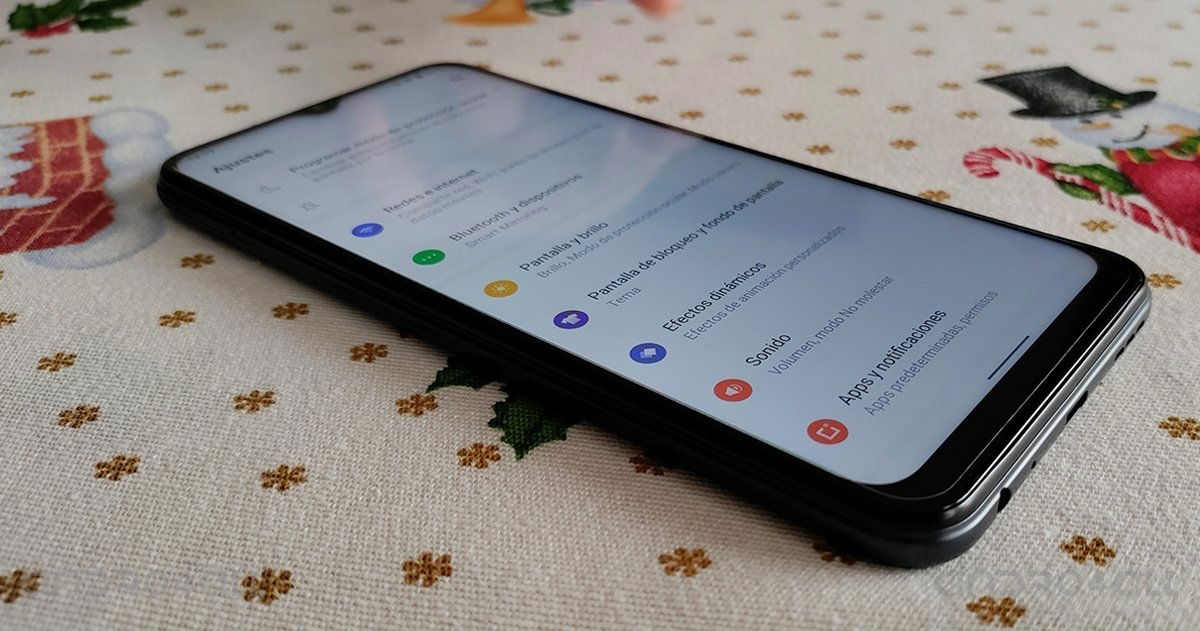 Interfaz ajustes vivo Y20s