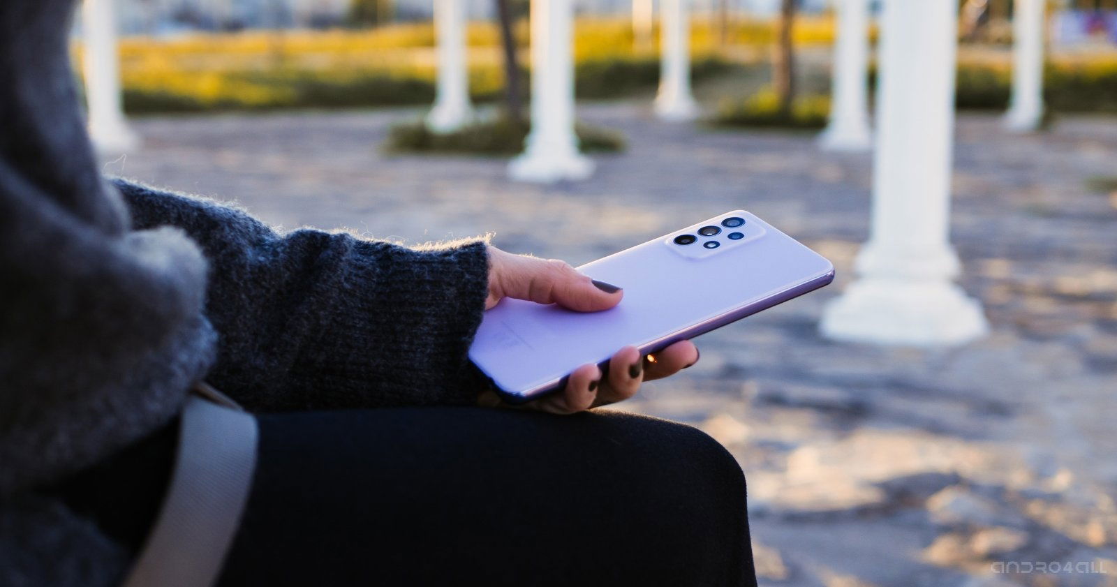 Camaras y parte trasera del Samsung Galaxy A52 5G