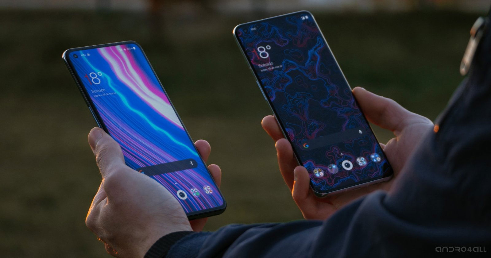 Pantalla de los OnePlus 9 y 9 Pro