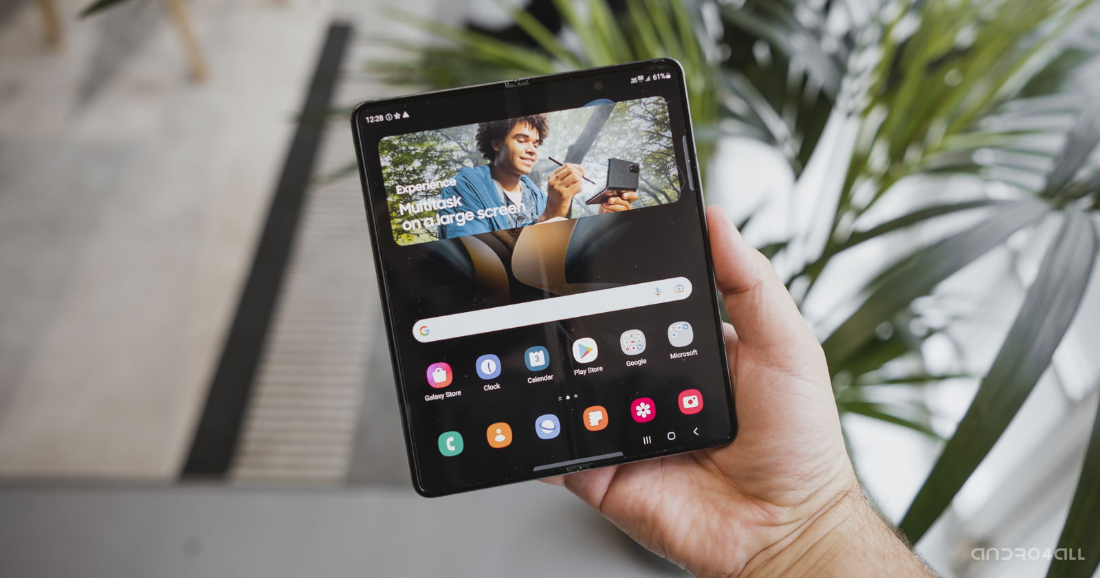 Samsung Galaxy Z Fold 3 desplegado