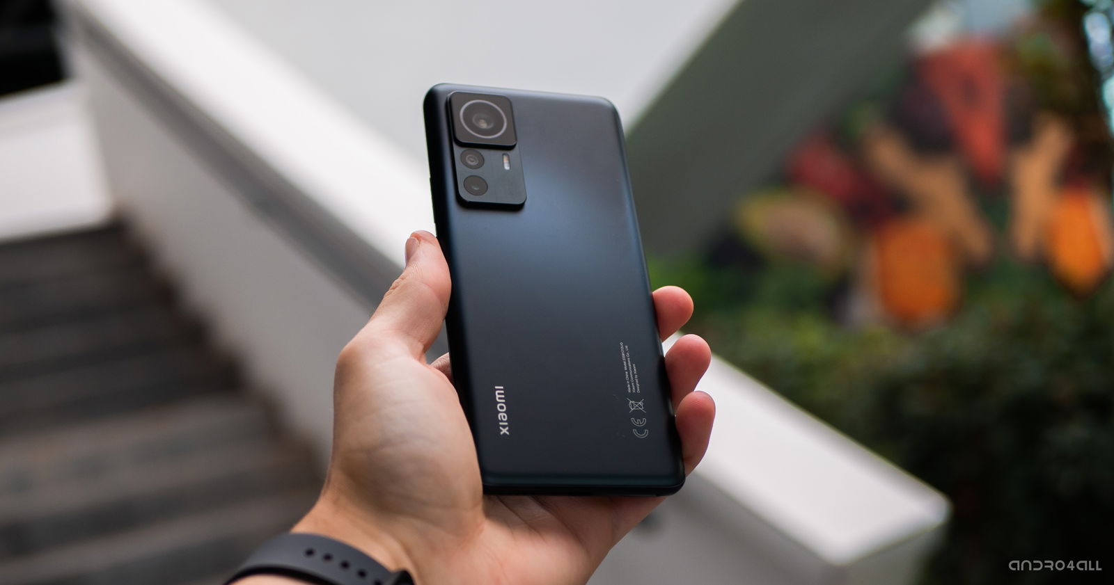 Xiaomi 12T Pro negro, trasera