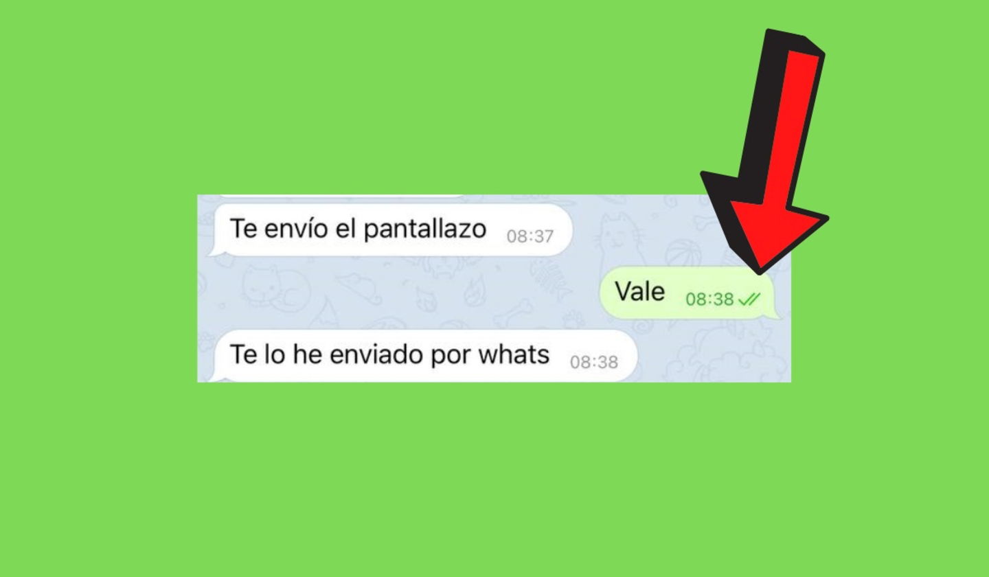 Cuando vemos dos ticks en Telegram indica que han leído nuestro mensaje